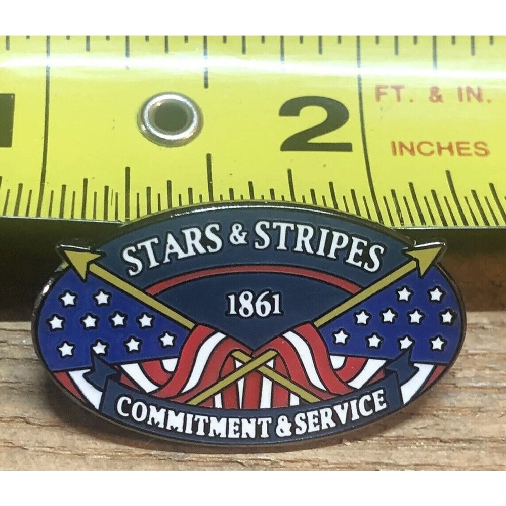 Stars‎ and Stripes Military Newspaper Commemorative Pin